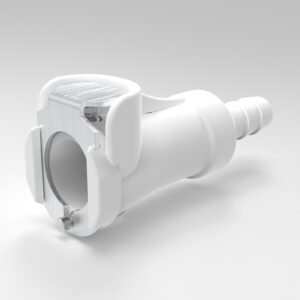 Sure-Loc Female 1/4" Flow 1/4" Hose Barb